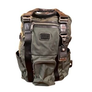 TUMI Alpha Bravo Lejeune Backpack Tote Spruce Green Ballistic Nylon